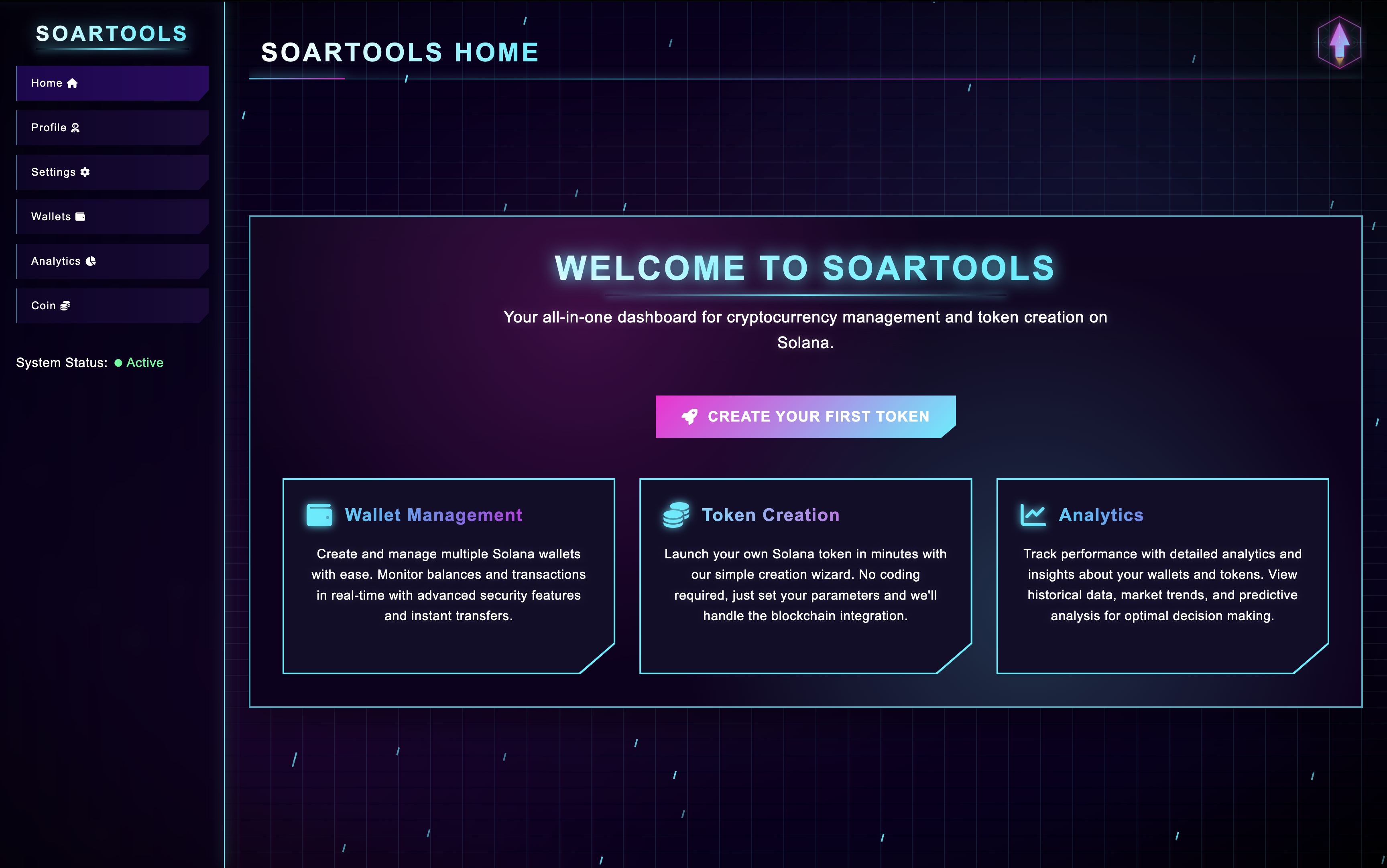 SOARTOOLS App Interface